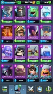 Clash Royale Level 9 quase 10