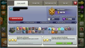 2 EM 1 ( CONTA CLASH OF CLANS + CLASH ROYALE CARTA LENDÁRIA)