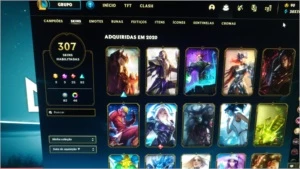 CONTA LOL PLAT 4 307 SKINS - League of Legends