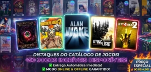 🚀 MEGA BIBLIOTECA STEAM +50 JOGOS | OFF-LINE • ENVIO AUTO