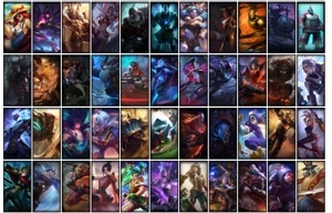 Conta bronze 1 com TODOS os champs e 181 Skins + 800 RP - League of Legends LOL