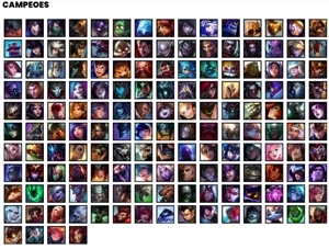 Conta bronze 1 com TODOS os champs e 181 Skins + 800 RP - League of Legends LOL