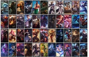 Conta bronze 1 com TODOS os champs e 181 Skins + 800 RP - League of Legends LOL