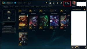 CONTA OURO, VÁRIOS CAMPEÕES, ICONES E ETC, LVL 53 - League of Legends LOL