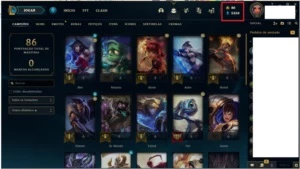 CONTA OURO, VÁRIOS CAMPEÕES, ICONES E ETC, LVL 53 - League of Legends LOL