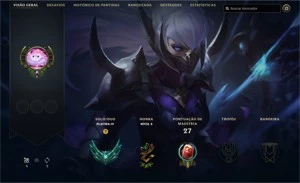 CONTA PLATINA BARATA - League of Legends LOL