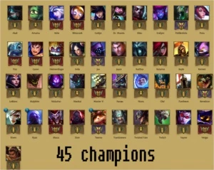 Conta prata v 45 champions e 8 skins - League of Legends LOL