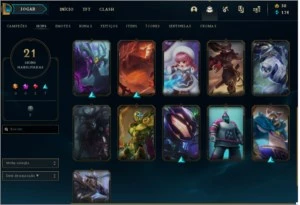 Conta lol level 59 - League of Legends