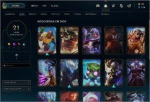 Conta lol level 59 - League of Legends