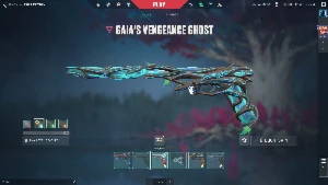 Conta de Valorant com algumas skins de gosto exótico