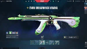 Conta de Valorant com algumas skins de gosto exótico