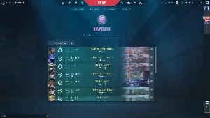 Conta de Valorant com algumas skins de gosto exótico