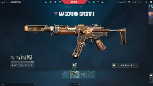 Conta de Valorant com algumas skins de gosto exótico