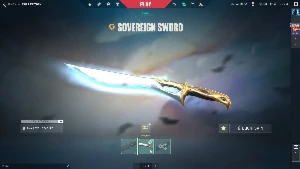Conta de Valorant com algumas skins de gosto exótico
