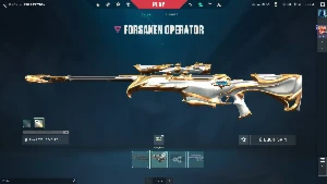 Conta de Valorant com algumas skins de gosto exótico