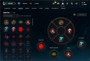 Conta Unranked com 30 Champs e 11 Skins + 2 Espolios - League of Legends LOL