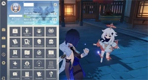 Conta com Ganyu + Amos com Yelan/Itto/Mona - Genshin Impact
