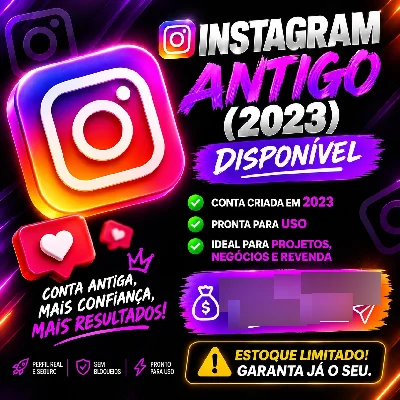 Conta Instagram antigo - 2023 - Redes Sociais