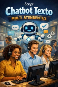 Script Chatbot texto Multi Atendentes 