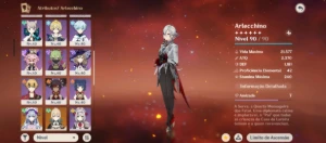 Conta Genshin Impact com Alercchino C3 + BIS + Columbina