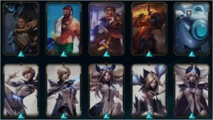 Conta Platina 3 com 261 skins e 30 cromas. - League of Legends LOL
