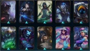 Conta Platina 3 com 261 skins e 30 cromas. - League of Legends LOL