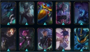Conta Platina 3 com 261 skins e 30 cromas. - League of Legends LOL