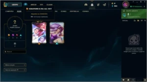 Conta LoL, Ouro I, Seraphine KDA All Out Ultimate - League of Legends