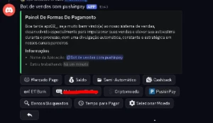 Bot de Vendas Automáticas no DISCORD (Com PushinPay) - Outros