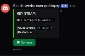 Bot de Vendas Automáticas no DISCORD (Com PushinPay) - Outros