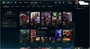 Conta Diamante 4 League of Legends LOL