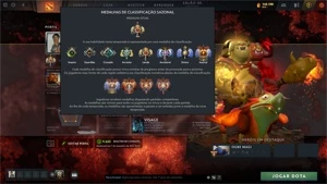 CONTA DOTA 2 LENDA COM PASSE DE BATALHA LEVEL 105 + ARCANA