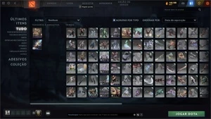 CONTA DOTA 2 LENDA COM PASSE DE BATALHA LEVEL 105 + ARCANA