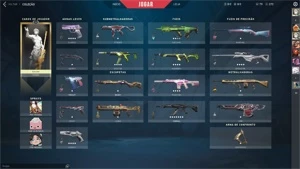 Conta valorant ascendente 1 com skins