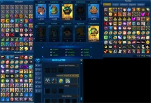 Conta ladmo server omegamon relativamente forte. - Digimon Masters Online