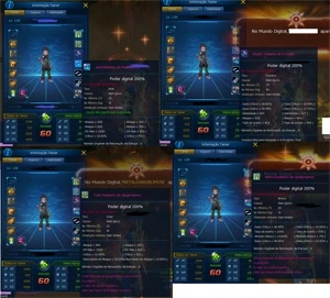 Conta ladmo server omegamon relativamente forte. - Digimon Masters Online