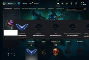 Conta Diamante 2 com 32 Champs e 2 Skins - League of Legends LOL