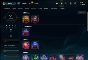 Conta Diamante 2 com 32 Champs e 2 Skins - League of Legends LOL