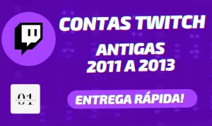 CONTAS TWITCH ANTIGAS 2011 A 2013 [ALTA QUALIDADE] - Redes Sociais