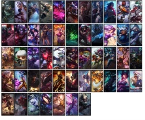 Conta Bronze 1 com 128 Champs e 143 Skins + 1 Prestigio - League of Legends LOL