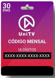 unitv mensal codigo - Gift Cards