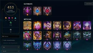 CONTA LOL E VAVA DE 2013 / FULL CHAMPS / MESTRE - 628 SKINS - League of Legends