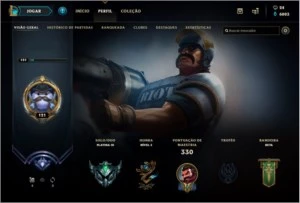 Conta Ex diamante 2 com 211 skins - League of Legends LOL