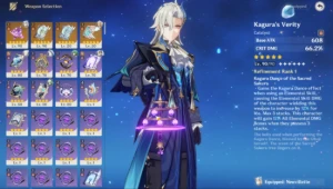 CONTA AR 60 Arlecchino + Assinatura - 21 T5 & 14 Armas 5* - Genshin Impact