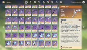 CONTA AR 60 Arlecchino + Assinatura - 21 T5 & 14 Armas 5* - Genshin Impact