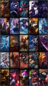 123 CAMPEÕES ! VÁRIAS SKINS ! - League of Legends LOL