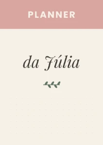 Planner Personalizado com Nome