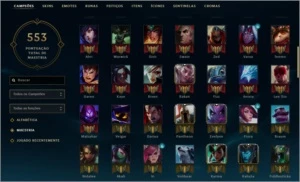 conta lvl 97 Platina na Season 7 Gold em 3 filas na Season 8 - League of Legends LOL