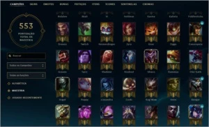 conta lvl 97 Platina na Season 7 Gold em 3 filas na Season 8 - League of Legends LOL