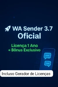 ✅🟢WA Sender 3.7 Oficial + Gerador De Licenças - Outros